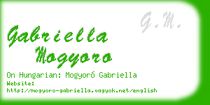 gabriella mogyoro business card