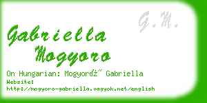 gabriella mogyoro business card